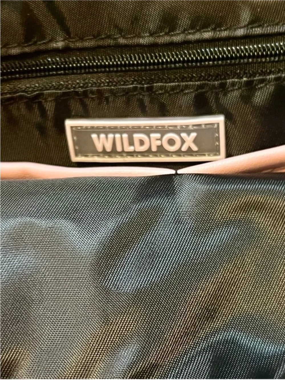 Wildfox Woven Beach Bag / Tote - NWT $125 retail - Turquoise & Cream Neoprene - Picture 5 of 6